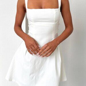 White Graduation Dress